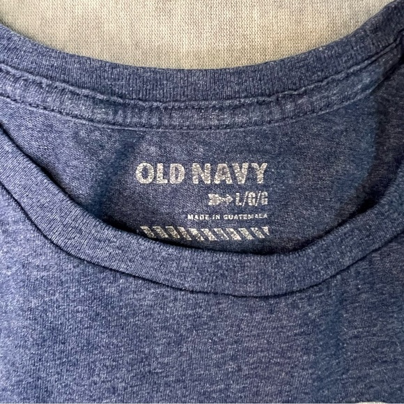 Old Navy Blue Graphic Tee “If You Can Read This” - Picture 2 of 3